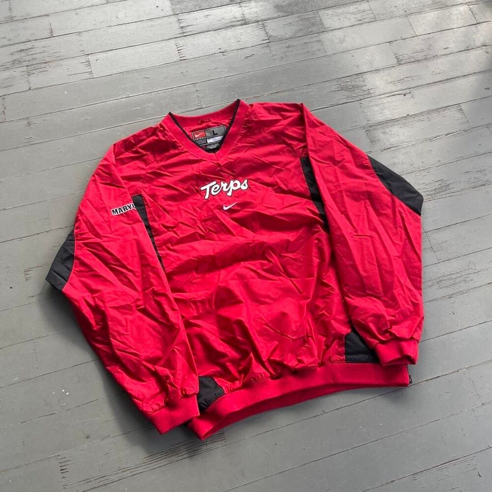 Vintage Nike Team Maryland Terps College Windbreaker Jacket